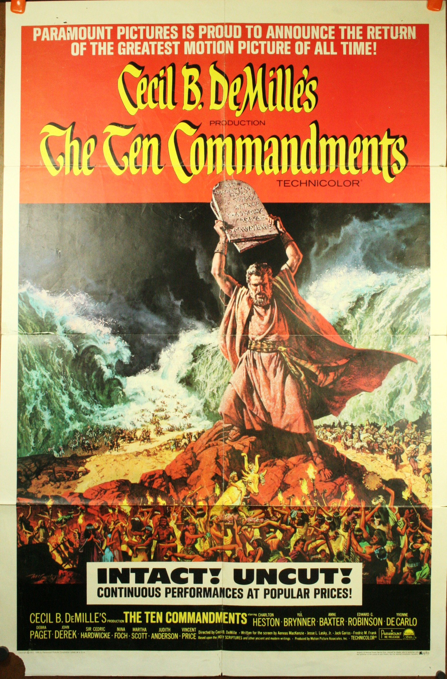 ten commandments movie director