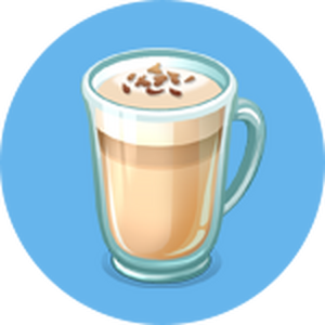 Latte My Cafe Wiki Fandom - hot coco machine w cup whipped cream roblox