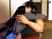 Mei hugs Ryusaki.