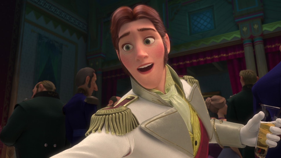 Frozen - Hans is a handsome royal from a neighboring kingdom who comes to  Arendelle for Elsa's coronation. With 12 older brothers, Hans grew up  feeling practically invisible—and Anna can relate. Hans