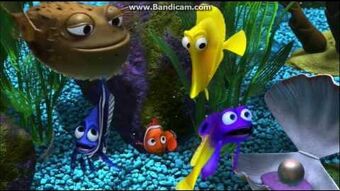 Nemo meets the Tank Gang Finding Nemo scene