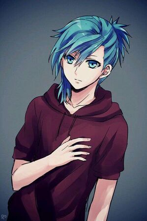 blue-haired boy (how to draw manga) drawn by mu_(qquwee) | Danbooru