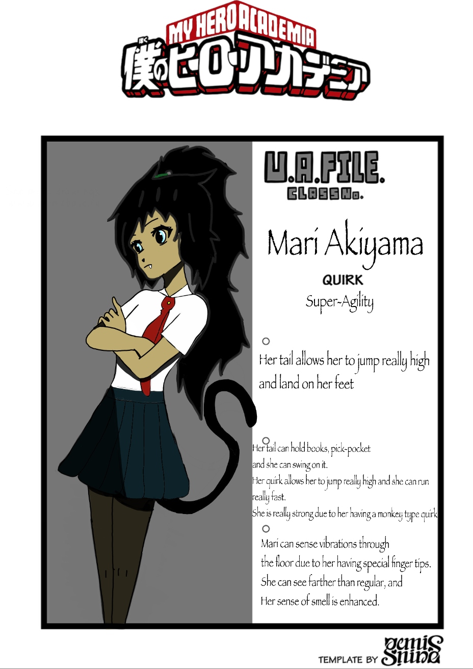 Hi Mari Akiyama My Hero Academia Fanon Wiki Fandom