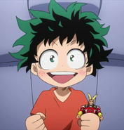 Izuku als Kind