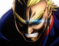 All Might schwört sein bestes zu geben