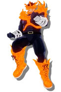 Endeavor in My Hero One's Justice 2