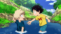 Izuku und Katsuki als Kinder