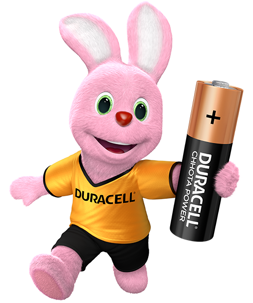 Duracell brand pink rabbit mascot - Pets animals Sizes L (175-180CM)