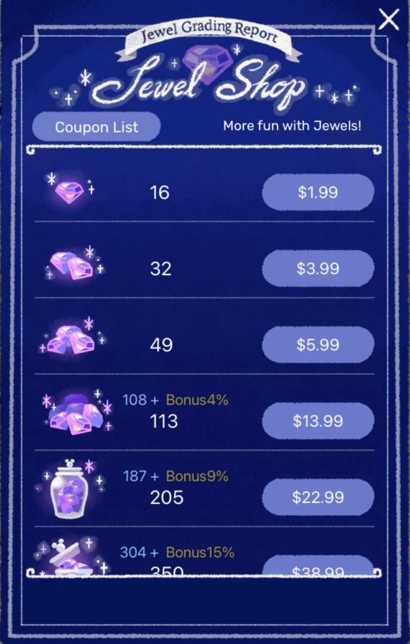 Jewel Costs My Little Doll Wiki Fandom