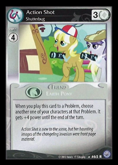 65. Action Shot Shutterbug My Little Pony Collectible Card Game Wiki