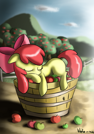 Applesleep by neko me-d5txiqo