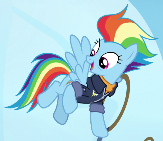 They don't call her Rainbow and Dash for nothing, Friendship is Magic