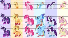 Mlp Concept art Mane 6 Generation 6 .jpg