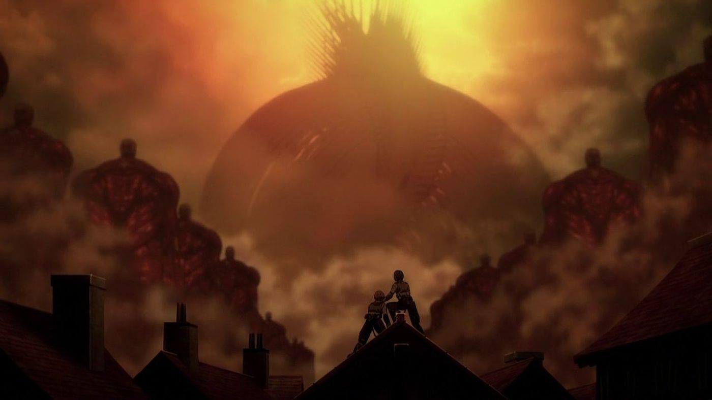 Hange vs. Rumbling Titans, Attack On Titan