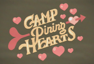 Camp pining hearts logo