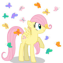 Fluttershy butterflies