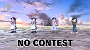 No contest screen featuring Mizuho and her friends.