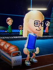 YoshiGirl in Wii Sports Resort Basketball 3-Point Contest (Light Blue)