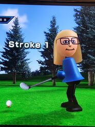 YoshiGirl in Wii Sports Golf (Blue)