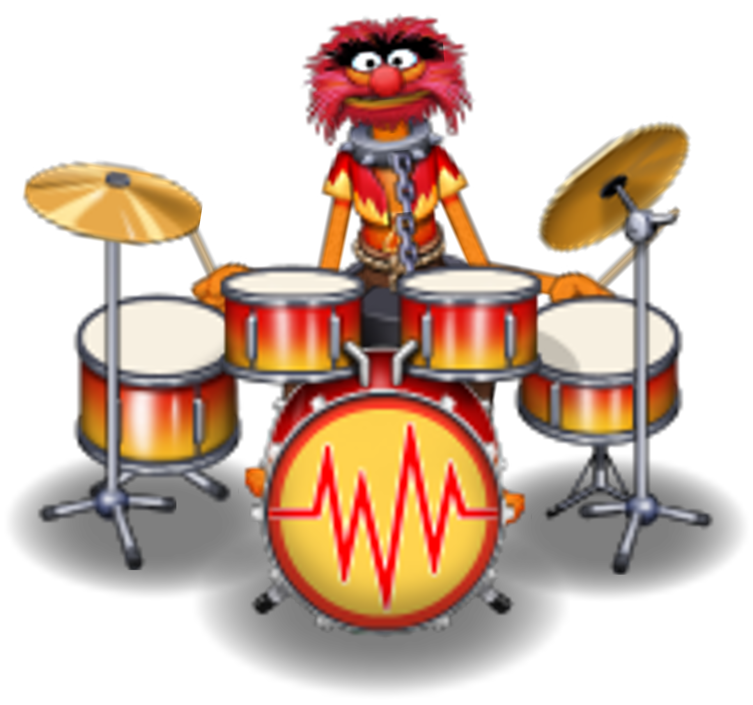 animal muppet drums