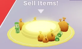 The Sell Items! button.