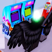 A headless horseman gaming on an Arcade Machine