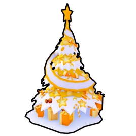 Golden Christmas Tree