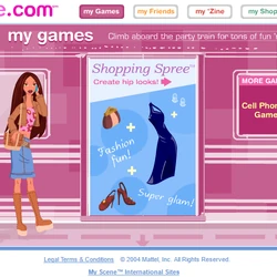 mattel my scene games