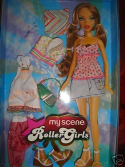 KENNEDY BARBIE MY SCENE ROLLER GIRLS DOLL IN UN OPENED PACKAGE RETRO