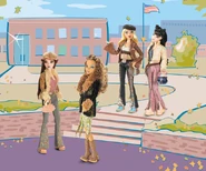 Back2school.jpg (144 KB) Back to School Barbie, Chelsea, Madison, and Nolee