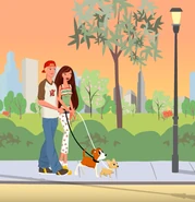 Hudson, Chelsea, Tuffy, and Churro in Gettin' Ready