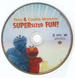 Sesame Street Elmo and Cookie Monster Supersized Fun 2017 DVD