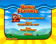 2009 Bonus features menu