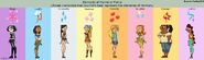 Total Drama Island Girls Elements of Harmony Meme (with Courage and Justice)