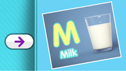 M - Milk (which you just saw in the 2017-present Icon)
