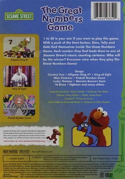 Sesame Street The Great Numbers Game 2001 DVD/Gallery | My