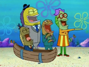 Spongebob one krabs trash man laughs hard stea