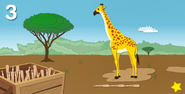 Giraffe (3 baseball bats long)