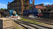 Lorenzo with Thomas and Beppe at the Italian Shunting Yard