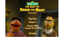 Sesame Street The Best of Ernie and Bert DVD Main Menu