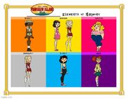 Total Drama Pahkitew Island Girls Elements of Harmony Meme