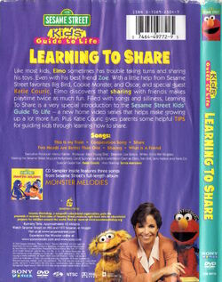 Sesame Street Kids' Guide To Life Learning To Share 2003 DVD