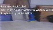 Basement Block 'n Roll Title Card