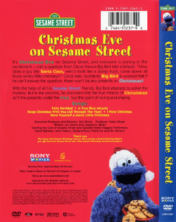 Sesame Street Christmas Eve on Sesame Street 2002 DVD