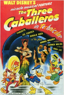 The Three Caballeros Poster