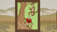 Elmo as Monkeys