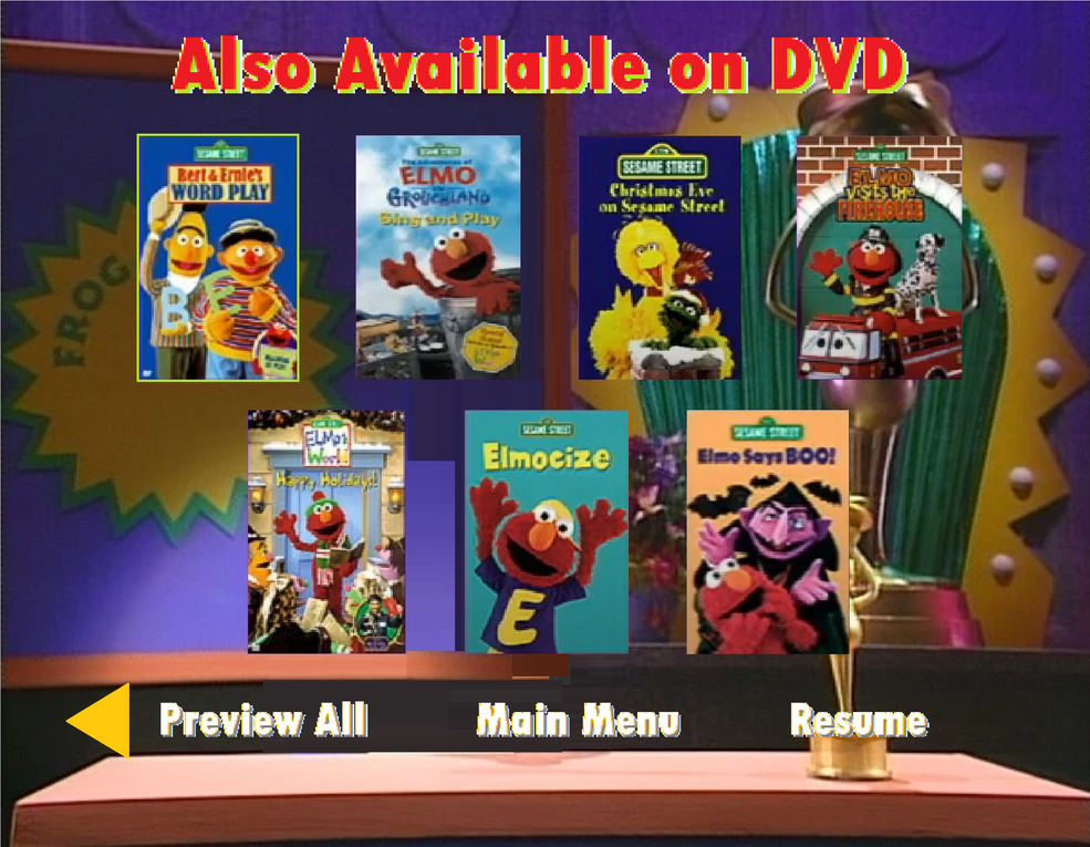 Sesame Street The Best of Kermit on Sesame Street 2002 DVD