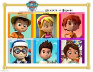 PAW Patrol Kids Elements of Harmony Meme