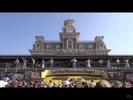 Magic Kingdom Welcome Show Sound Ideas, TRAIN, STEAM - WHISTLE, MANY BLASTS, CLOSE UP