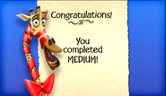 Congratulations! You completed MEDIUM!